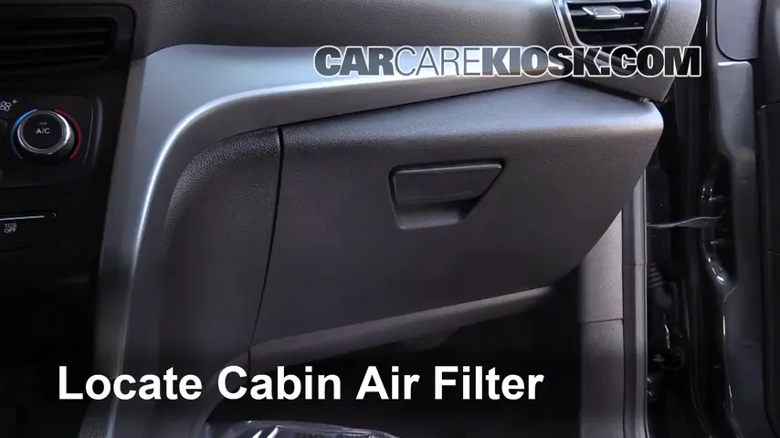 2018 Ford Escape SE 1.5L 4 Cyl. Turbo Filtre à air (intérieur) Changement
